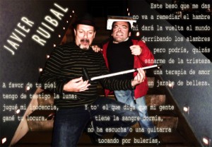 Javier Ruibal con esejambo en la Sala Galileo Galilei de Madrid
